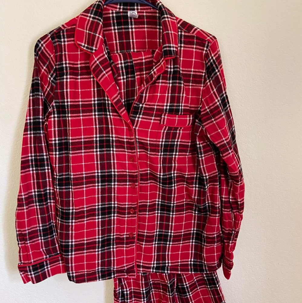 Flannel Black and Red PJs